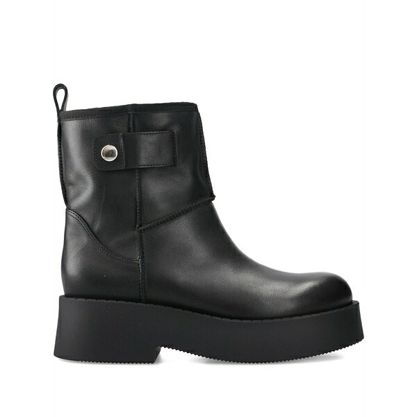 プレミアータ レディース ブーツ シューズ Leather ankle boots Black|asty