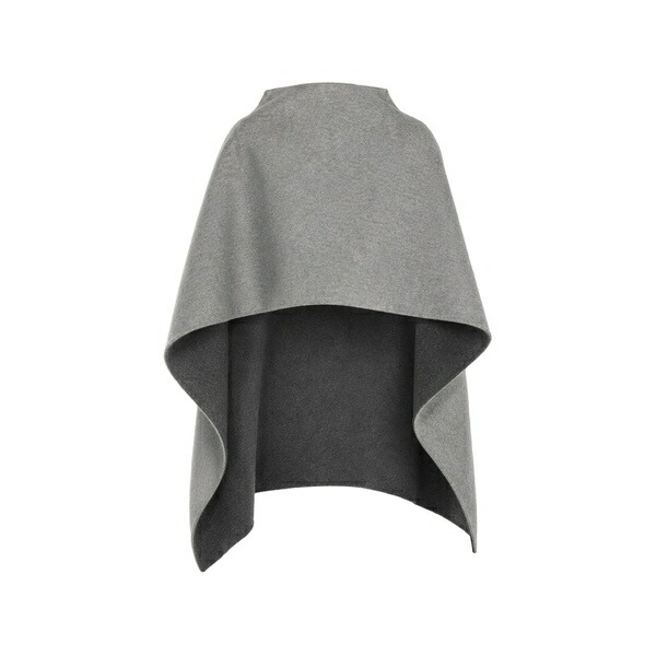アルベルタ フェレッティ レディース コート アウター Seam-detail wool cape Grey｜asty