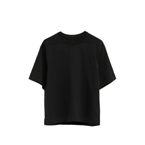 リックオウエンス レディース Tシャツ トップス Seam-detail t-shirt Black｜asty