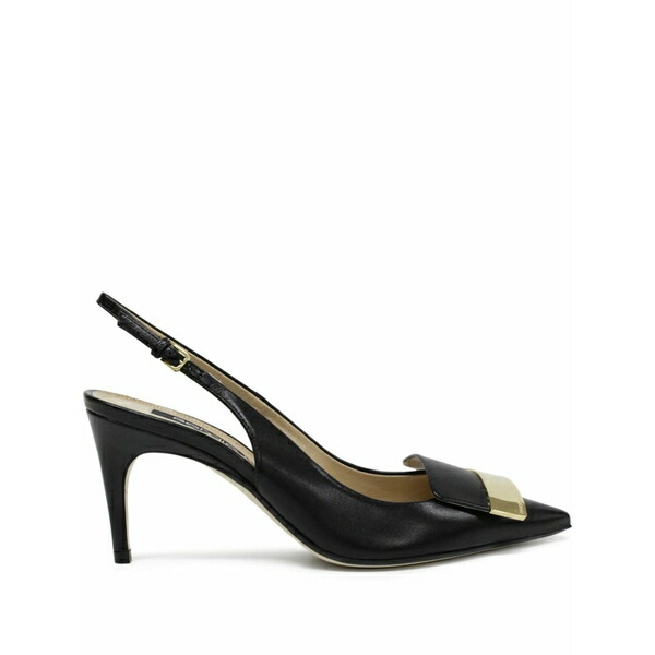 セルジオロッシ レディース パンプス シューズ Sr1 75mm pointed pumps Black｜asty