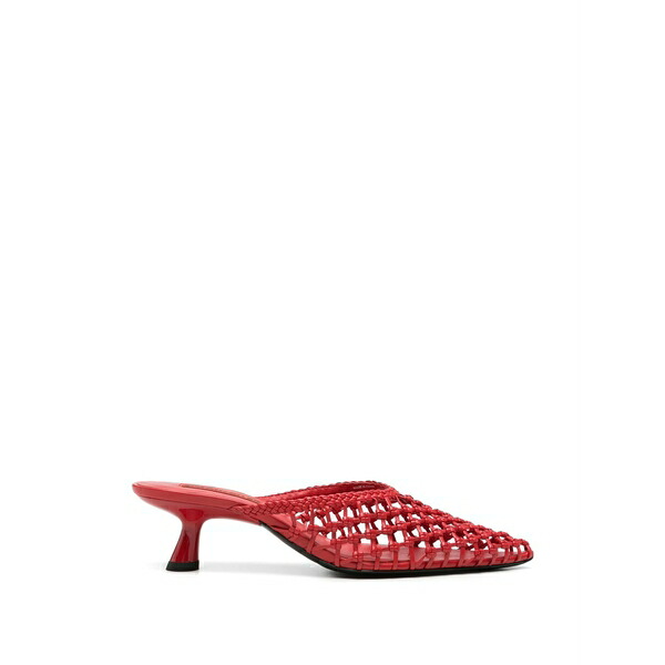 サイモンミラー レディース サンダル シューズ Gala heeled mules Red|asty