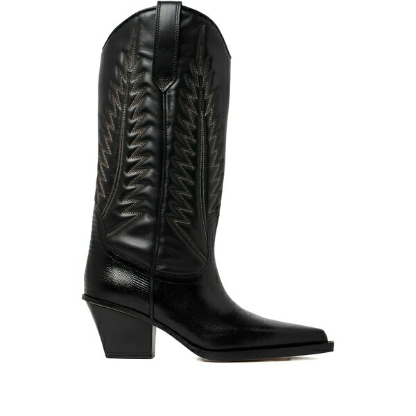 パリテキサス レディース ブーツ シューズ 65mm texan boots Black|asty