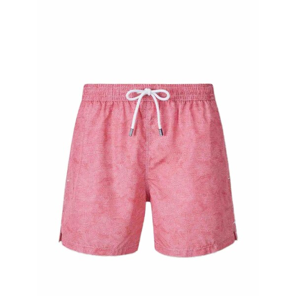 フェデーリ メンズ カジュアルパンツ ボトムス Madeira cross-print swim shorts Red｜asty