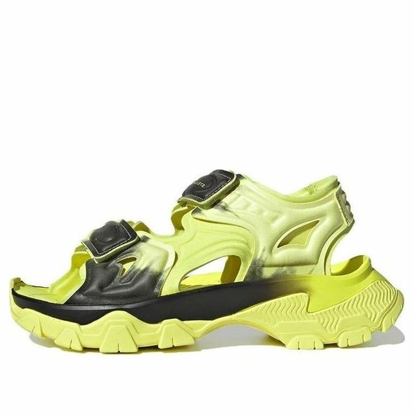 adidas アディダス レディース スニーカー 【(WMNS) adidas by Stella McCartney Sandals \'Frozen Yellow Core Black\' HP6308】 サイズ US_5(22.0cm)|asty