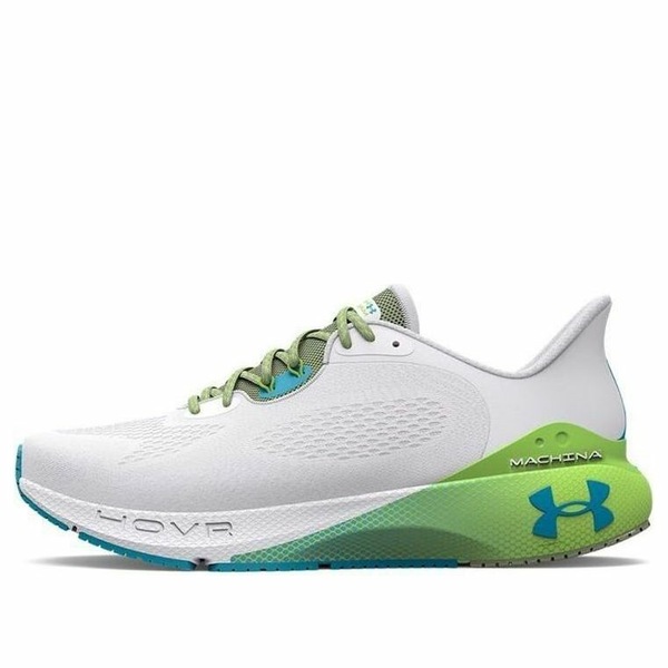 Under Armour アンダーアーマー レディース スニーカー 【(WMNS) Under Armour HOVR Machina 3 'White Green' 3025667-100】 サイズ US_7(24.0cm)|asty