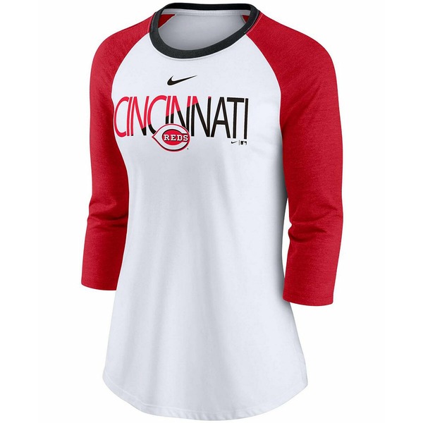 ナイキ レディース Tシャツ トップス Women's White, Heathered Red