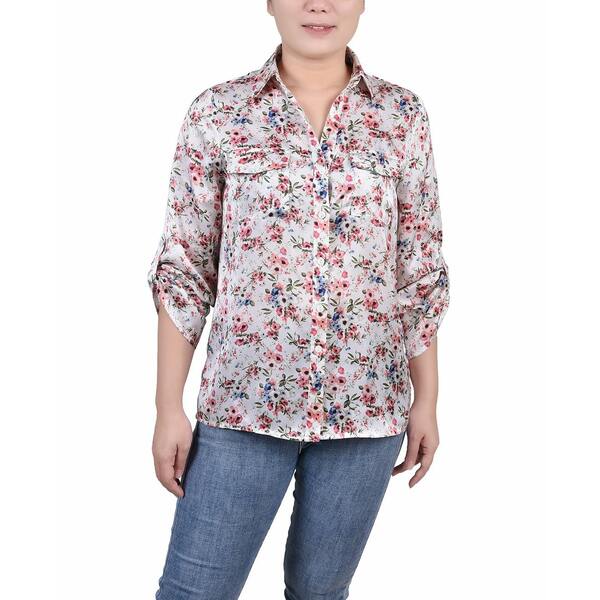 ハイクオリティハイクオリティbar III Womens Embroidered Floral Sleeveless Blouse Top Black  X-Large レディース トップス