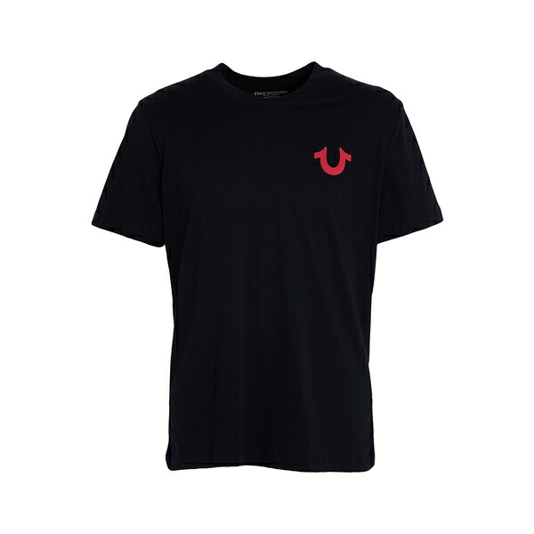 【送料無料】 トゥルーレリジョン メンズ Tシャツ トップス T-shirts Black