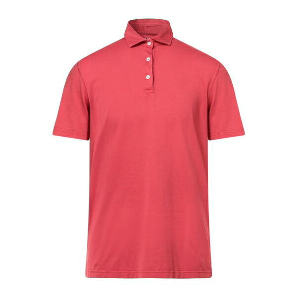 【送料無料】 フェデーリ メンズ Tシャツ トップス Polo shirts Red 25,418円
