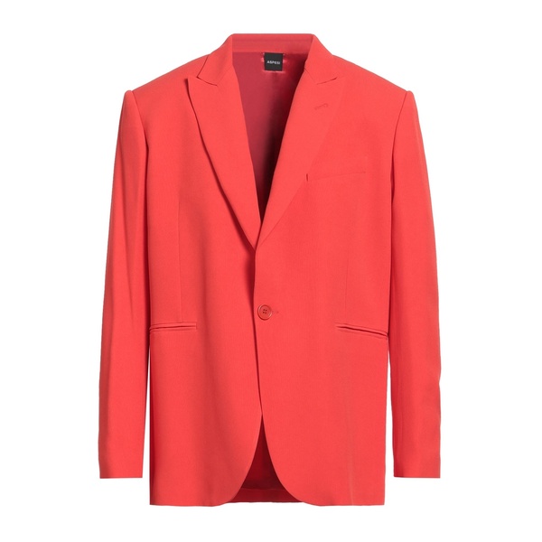 【送料無料】 アスペジ メンズ ジャケット＆ブルゾン アウター Blazers Red