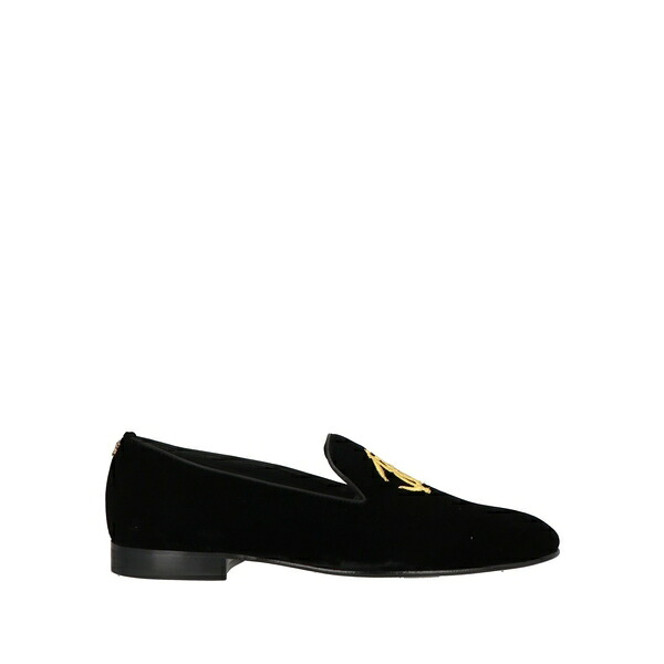 【送料無料】 ロベルトカヴァリ メンズ スリッポン・ローファー シューズ Loafers Black｜asty