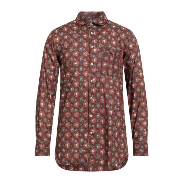 【送料無料】 ガブリエレ パジーニ メンズ シャツ トップス Shirts Brown｜asty
