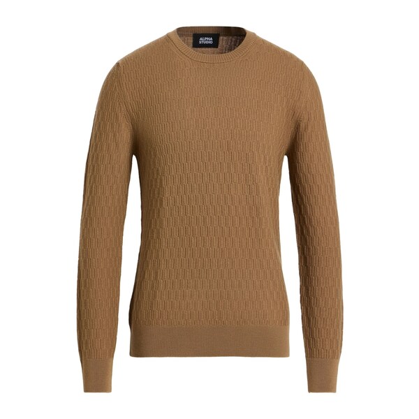 【送料無料】 アルファス テューディオ メンズ ニット&セーター アウター Sweaters Beige