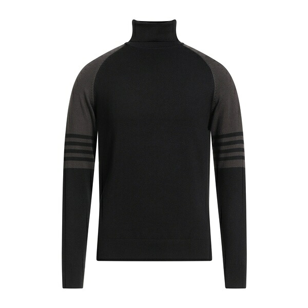 【貨物輸送無料】 ジョン バージニアの州都 メンズ 編み物\u0026スウェーター アウター Turtlenecks Black