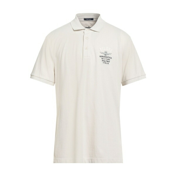 【送料無料】 アエロナウティカ ミリターレ メンズ Tシャツ トップス Polo shirts Beige
