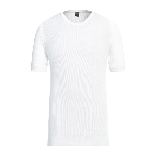 【貨物輸送無料】 フェデーリ メンズ 編み物\u0026プルオーバー アウター Sweaters White