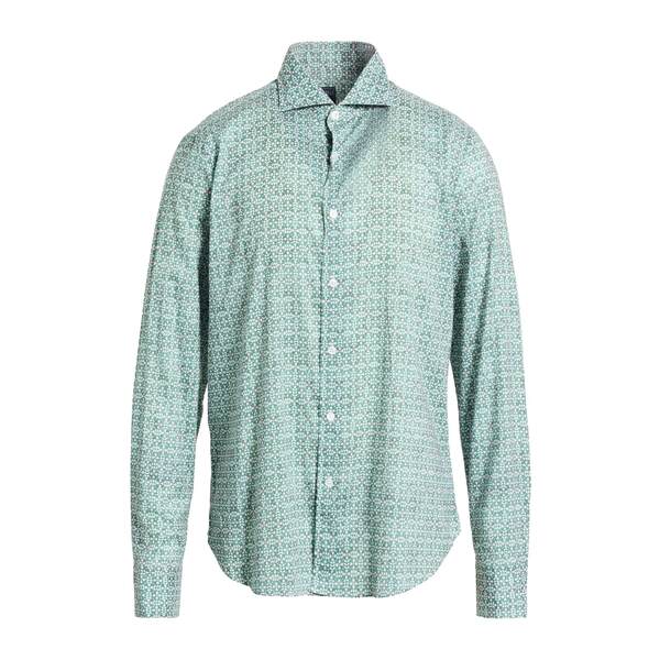 【送料無料】 フェデーリ メンズ シャツ トップス Shirts Green
