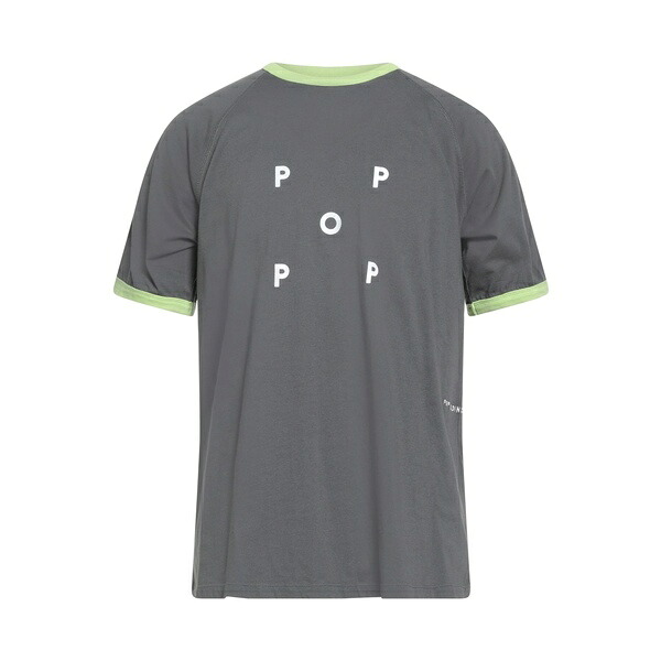 【送料無料】 ポップトレーディングカンパニー メンズ Tシャツ トップス T-shirts Grey