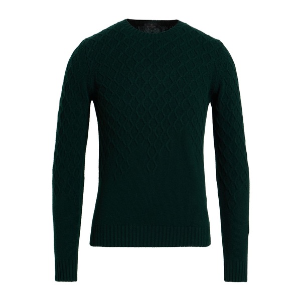 【貨物輸送無料】 フェランテ メンズ 編み物\u0026プルオーバー アウター Sweaters Green
