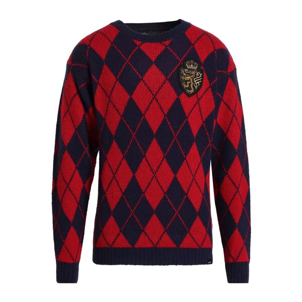 【送料無料】 ラ マルティーナ メンズ ニット&セーター アウター Sweaters Red