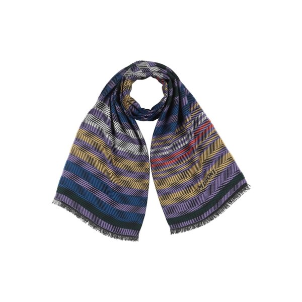 【貨物輸送無料】 ミッソーニ メンズ えり巻き・袈裟・えり巻き 付属物 Scarves Purple