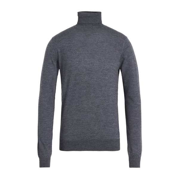 【貨物輸送無料】 アラゴナ メンズ 編み物\u0026プルオーバー アウター Turtlenecks Grey
