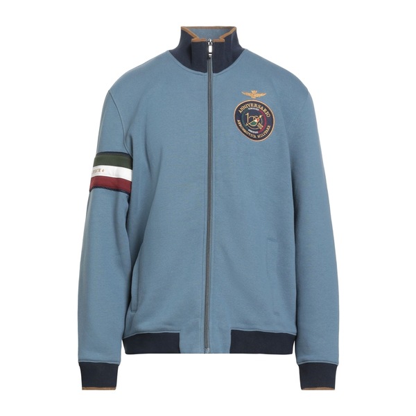 【送料無料】 アエロナウティカ ミリターレ メンズ パーカー・スウェットシャツ アウター Sweatshirts Blue
