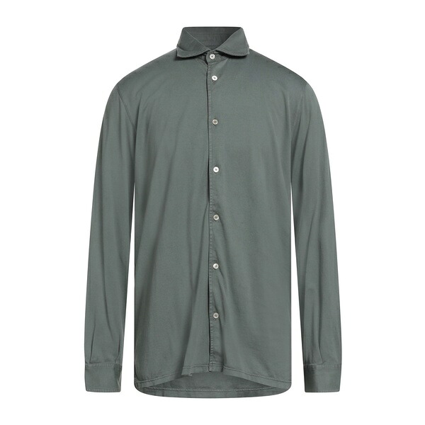 【送料無料】 フェデーリ メンズ シャツ トップス Shirts Green