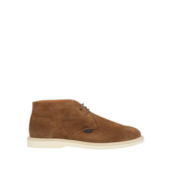 【送料無料】 ホーガン メンズ ブーツ シューズ Ankle boots Beige｜asty