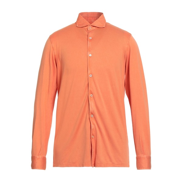 【送料無料】 フェデーリ メンズ シャツ トップス Shirts Orange|asty