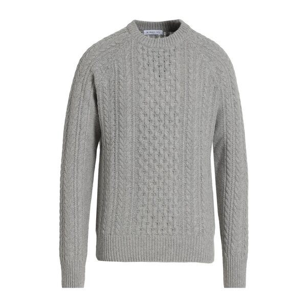 【貨物輸送無料】 マニュエル リッツ メンズ 編み物\u0026プルオーバー アウター Sweaters Grey