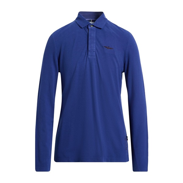 【送料無料】 アエロナウティカ ミリターレ メンズ Tシャツ トップス Polo shirts Blue|asty