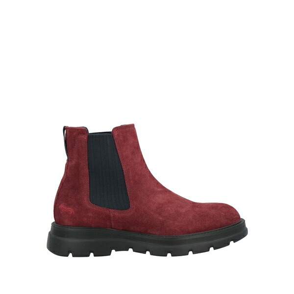 【貨物輸送無料】 ハーモント \u0026 知恵袋 メンズ ブーツ シューズ Ankle boots Red