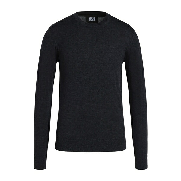 【貨物輸送無料】 アルファス テューディオ メンズ 編み物\u0026スウェーター アウター Sweaters Grey トップス-ニット・セーター