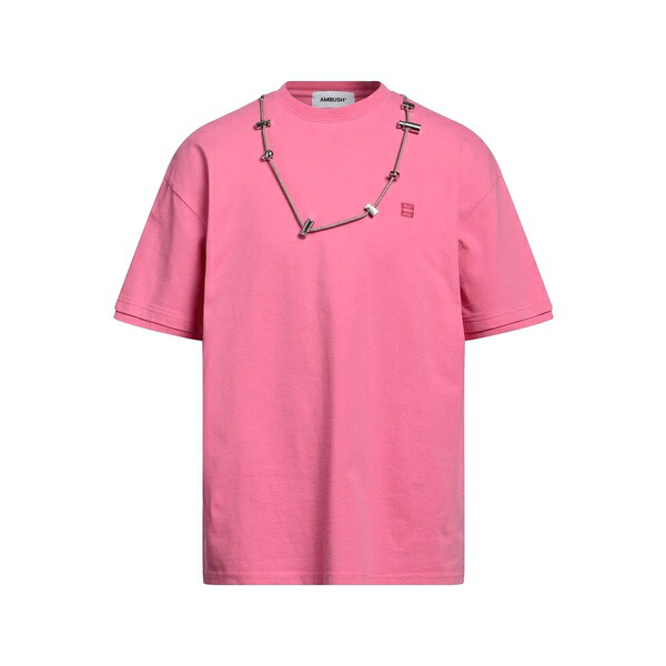 【貨物輸送無料】 アンブッシュ メンズ ティーシャツ トップス T-shirts Pink メンズファッション-Tシャツ・カットソー-トップス