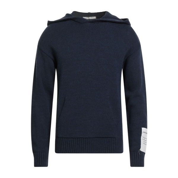 【貨物輸送無料】 ヒノミネイト メンズ 編み物\u0026プルオーバー アウター Sweaters Blue