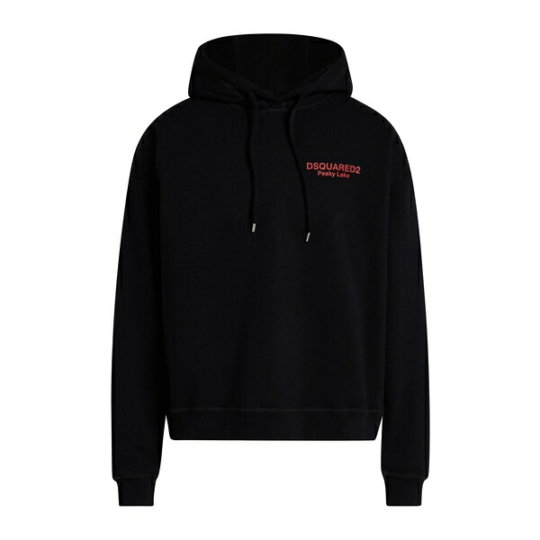 【送料無料】 ディースクエアード メンズ パーカー・スウェットシャツ アウター Sweatshirts Black｜asty 69,190円