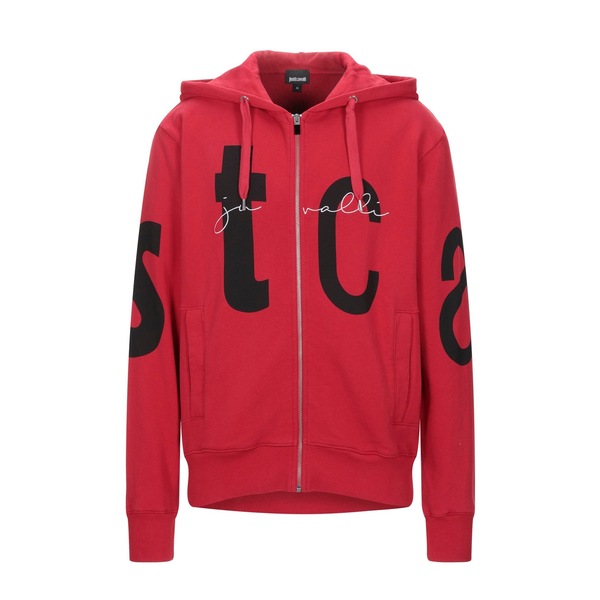 【送料無料】 ロベルトカヴァリ メンズ パーカー・スウェットシャツ アウター Sweatshirts Red