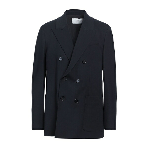 【送料無料】 アミ アレクサンドル マテュッシ メンズ ジャケット＆ブルゾン アウター Blazers Black