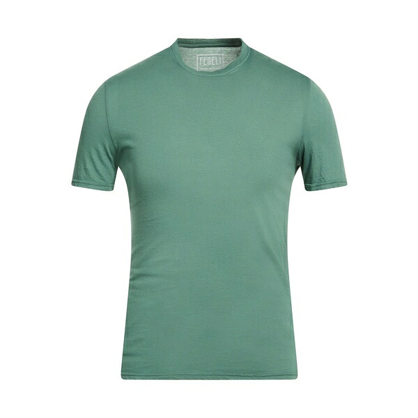 【送料無料】 フェデーリ メンズ Tシャツ トップス T-shirts Green