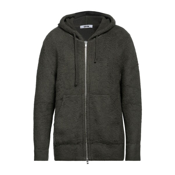 【送料無料】 グリフォーニ メンズ パーカー・スウェットシャツ アウター Sweatshirts Green｜asty