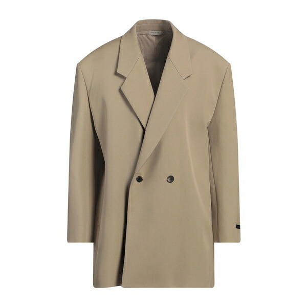【貨物輸送無料】 フィアオブゴッド メンズ 上衣＆上衣 アウター Blazers Beige