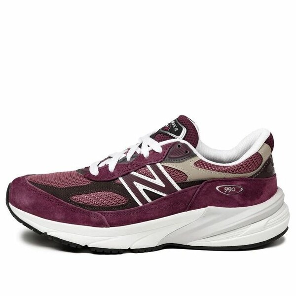 New Balance ニュー平衡にする メンズ スニーカー  【New Balance Teddy Santis 990 v6 Made インチ USA \u0027Burgundy Tan\u0027 U990BT6】  大きさ US_9.5(27.5糎)