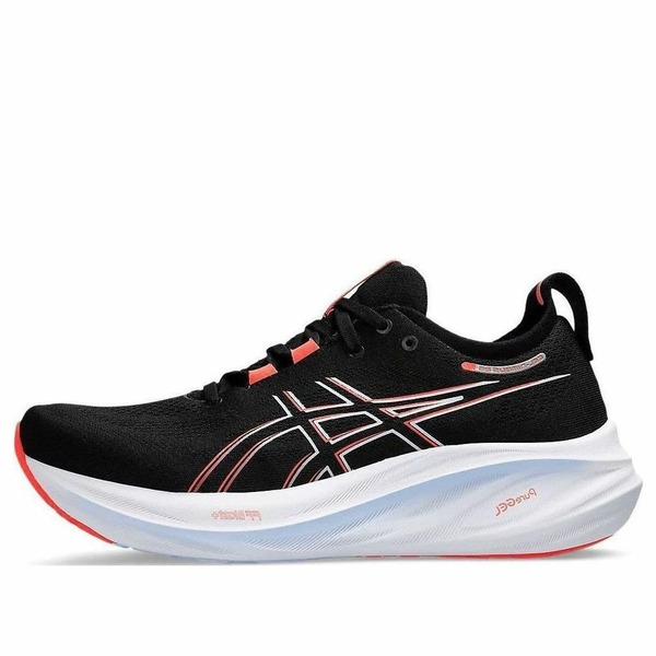 ASICS アシックス メンズ スニーカー 【ASICS Gel-Nimbus 26 'Black True Red' 1011B794-003】 サイズ US_12.5(30.5cm)｜asty