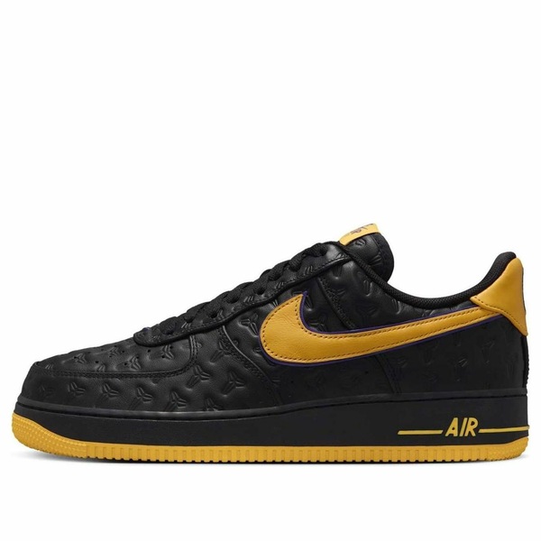 Nike ナイキ メンズ スニーカー Black/Varsity Maize/Varsity Purple 【Nike x Kobe Bryant Air Force 1 Low Lakers Away HV5122-001】  サイズ US_7.5(25.5cm)