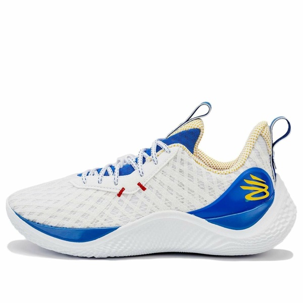 Under Armour アンダーアーマー メンズ スニーカー White/Blue 【Under Armour Curry 10 White Blue 3027510-100】  サイズ US_9(27.0cm)