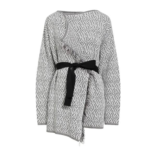 【送料無料】 ツインセット レディース カーディガン アウター Cardigans White