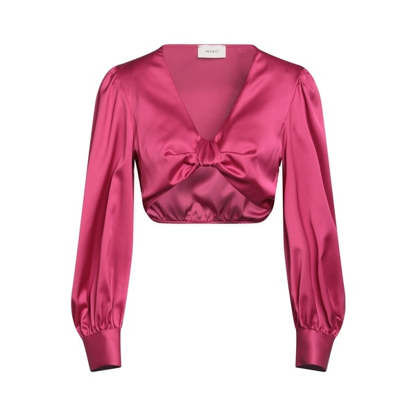 【送料無料】 ヴィコロ レディース Tシャツ トップス Tops Pink