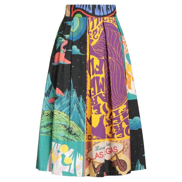 【送料無料】 デパートメントファイブ レディース スカート ボトムス Midi skirts Black
