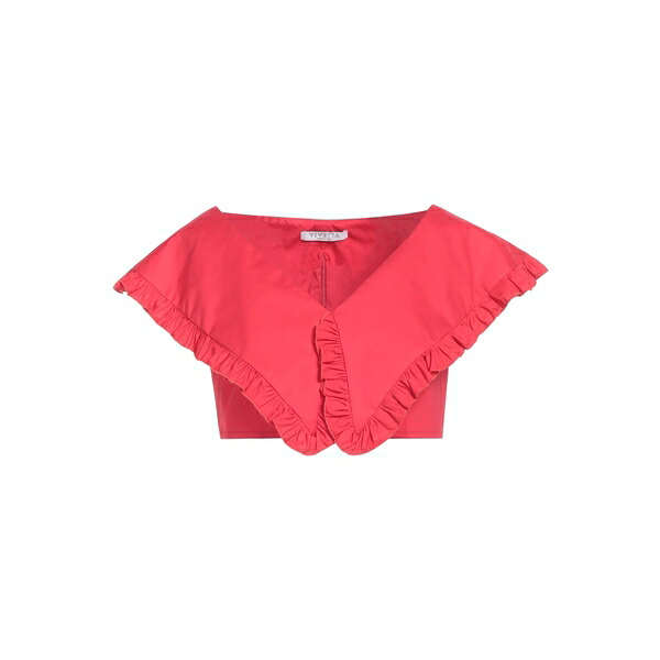 【送料無料】 ヴィヴェッタ レディース Tシャツ トップス Tops Red